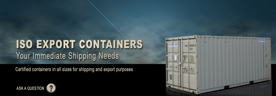 Containers Sales - Mountain View Manufacturing offers for sale both new & used containers of all sizes