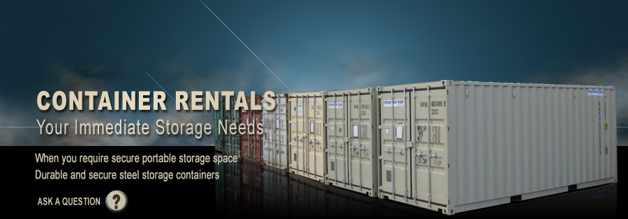 Storage Containers - When you require secure portable storage space,  